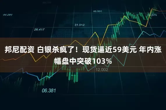 邦尼配资 白银杀疯了！现货逼近59美元 年内涨幅盘中突破103%
